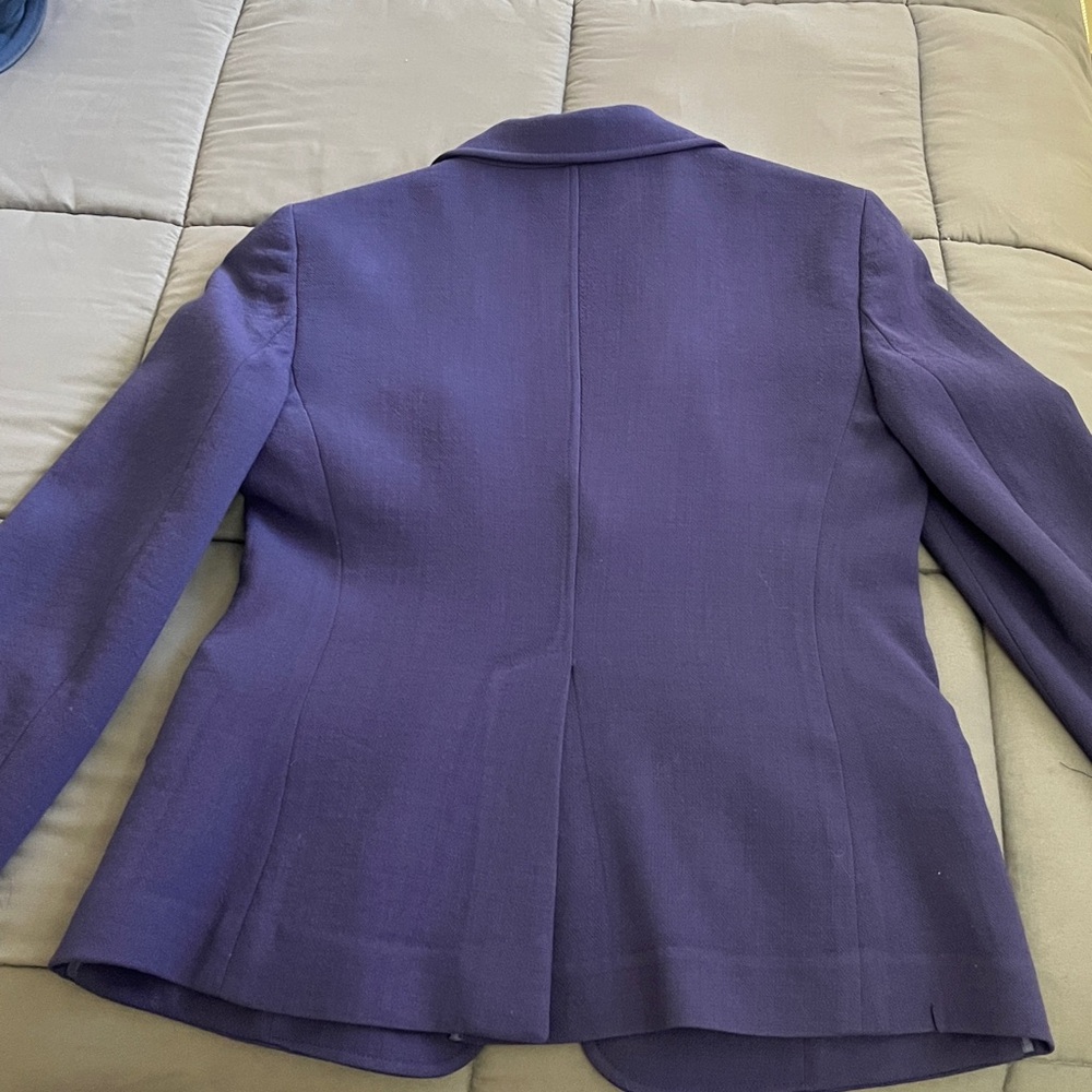 Armani Collezioni Dark Purple Women's Blazer - Picture 8 of 11